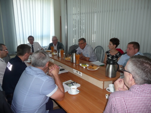 Posiedzenie Powiatowego Zespołu Zarządzania Kryzysowego w dniu 10 czerwca 2016 r.