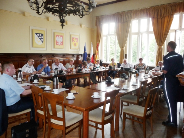 Posiedzenie Komisji Bezpieczeństwa i Porządku Powiatu Nowomiejskiego - 29.06.2016