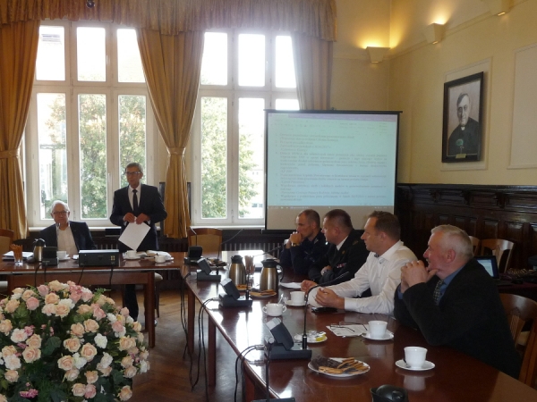 Posiedzenie Komisji Bezpieczeństwa i Porządku Powiatu Nowomiejskiego - 29.09.2017