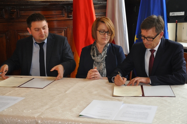 Konferencja inaugurująca współpracę pomiędzy Powiatem Nowomiejskim a Wyższą Szkołą Gospodarki w Bydgoszczy